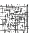 Black Abstract Metal Wall Art