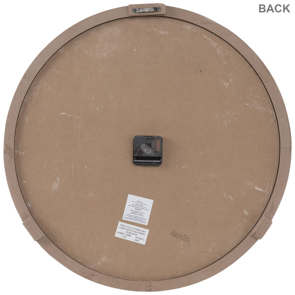 Old Town Wooden Wall Clock