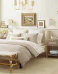 Farmhouse Rattan Nightstand Set of 2
