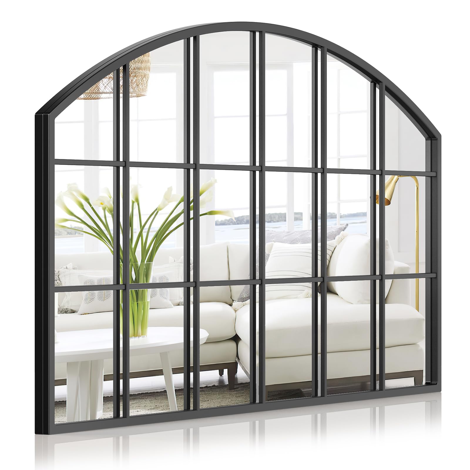 Brauthon Wide Window Pane Mirror