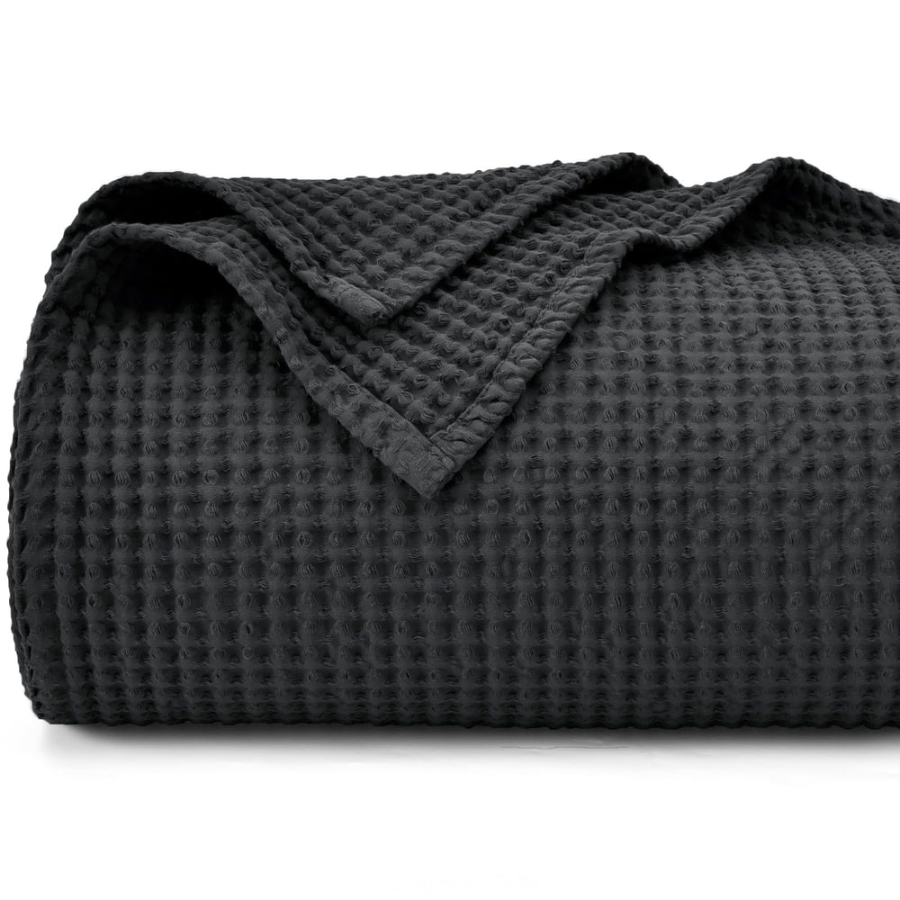 Twin Cotton Waffle Weave Blanket