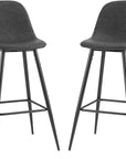 Upholstered Seat Bar Stools (Set of 2)