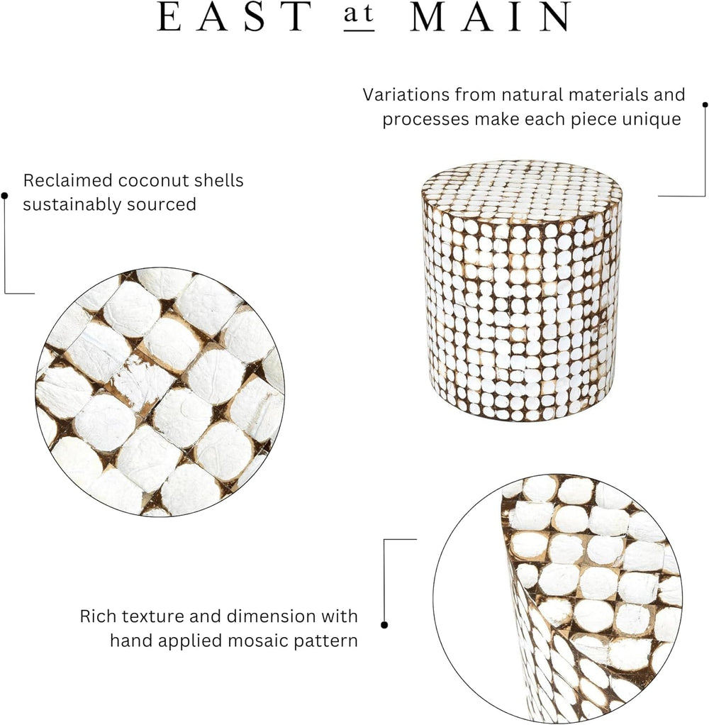 Coconut Shell End Table