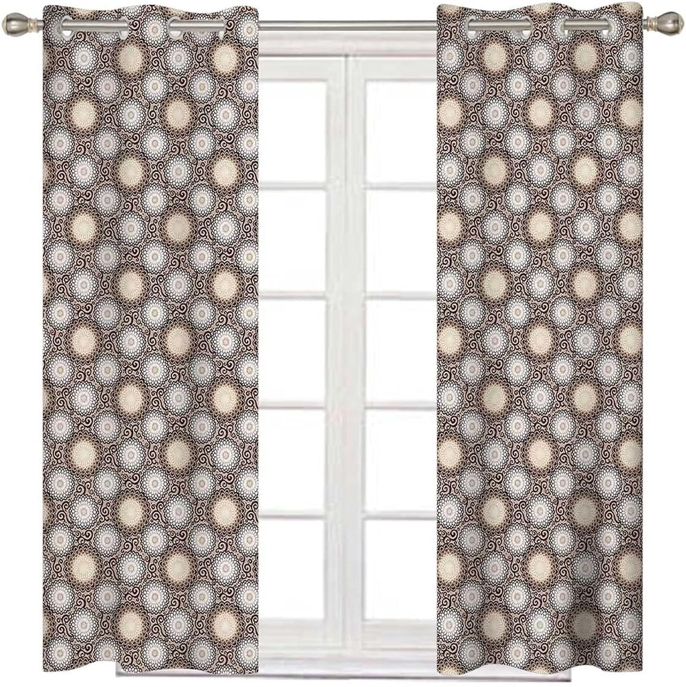 72 Inch Dahlia Blackout Curtains - From Where - 