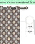 72 Inch Dahlia Blackout Curtains - From Where - 