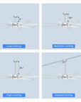 72"Industrial Ceiling Fan with Light - From Where - 