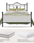 Vintage Butterfly Pattern Bed Frame