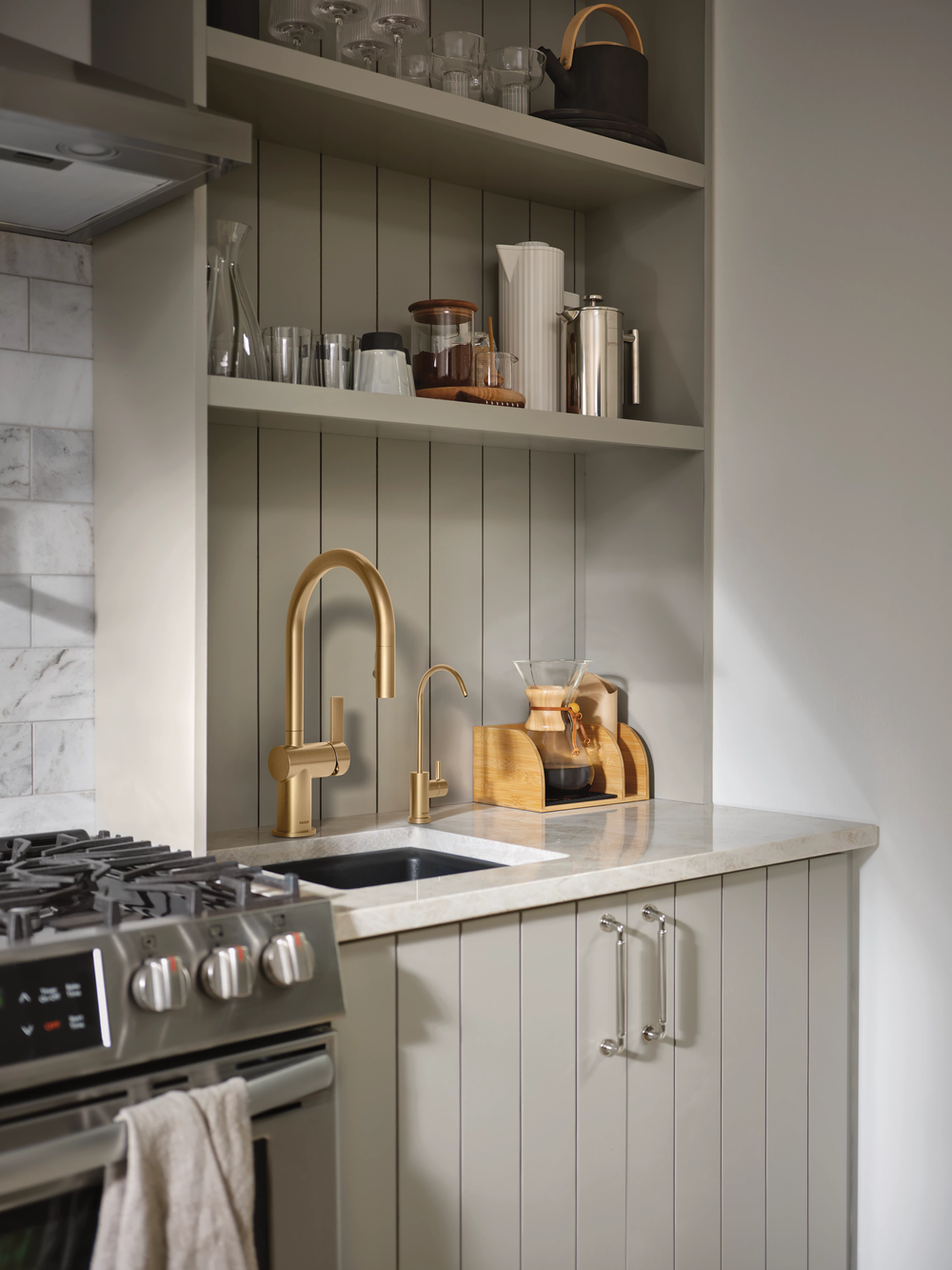 Sip Modern One-Handle High Arc Beverage Faucet