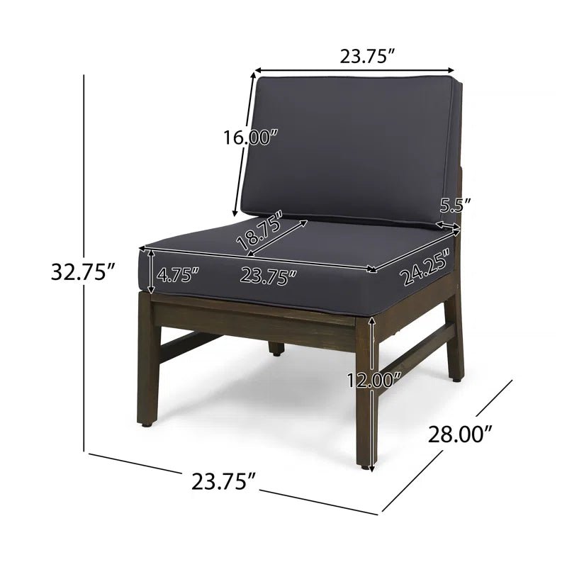 77.75&#39;&#39; Acacia Outdoor Patio Sectional - From Where - 