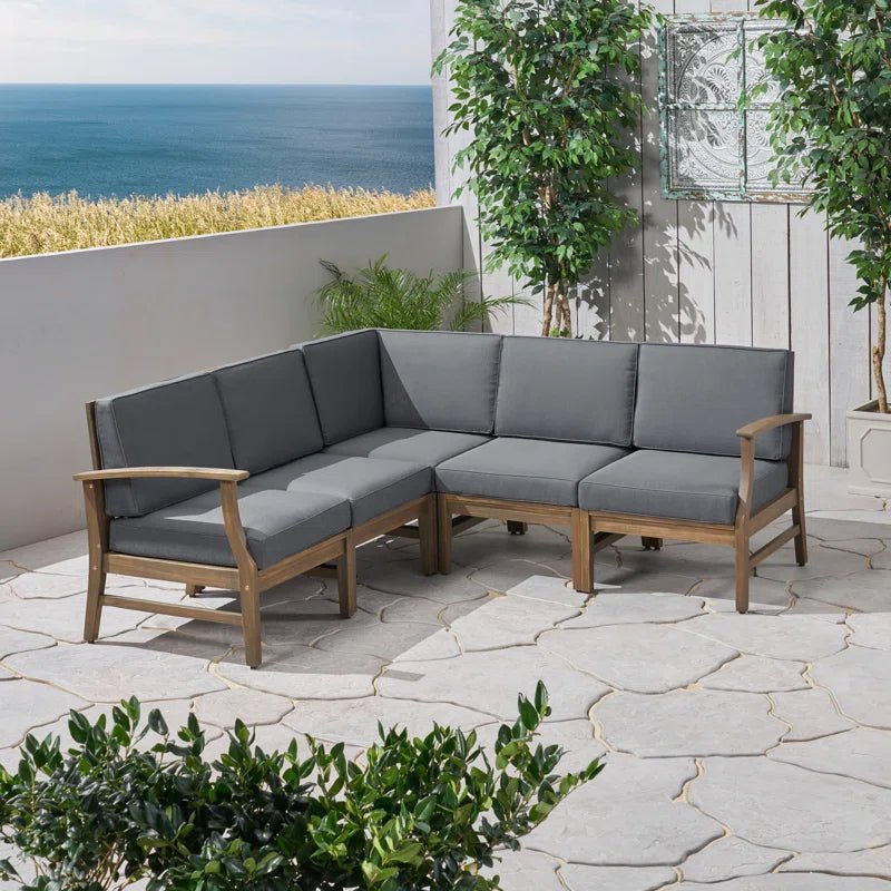 77.75'' Acacia Outdoor Patio Sectional - From Where - 