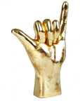 7.8" Resin Hand Gesture Sculpture - From Where - 