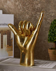 7.8" Resin Hand Gesture Sculpture - From Where - 