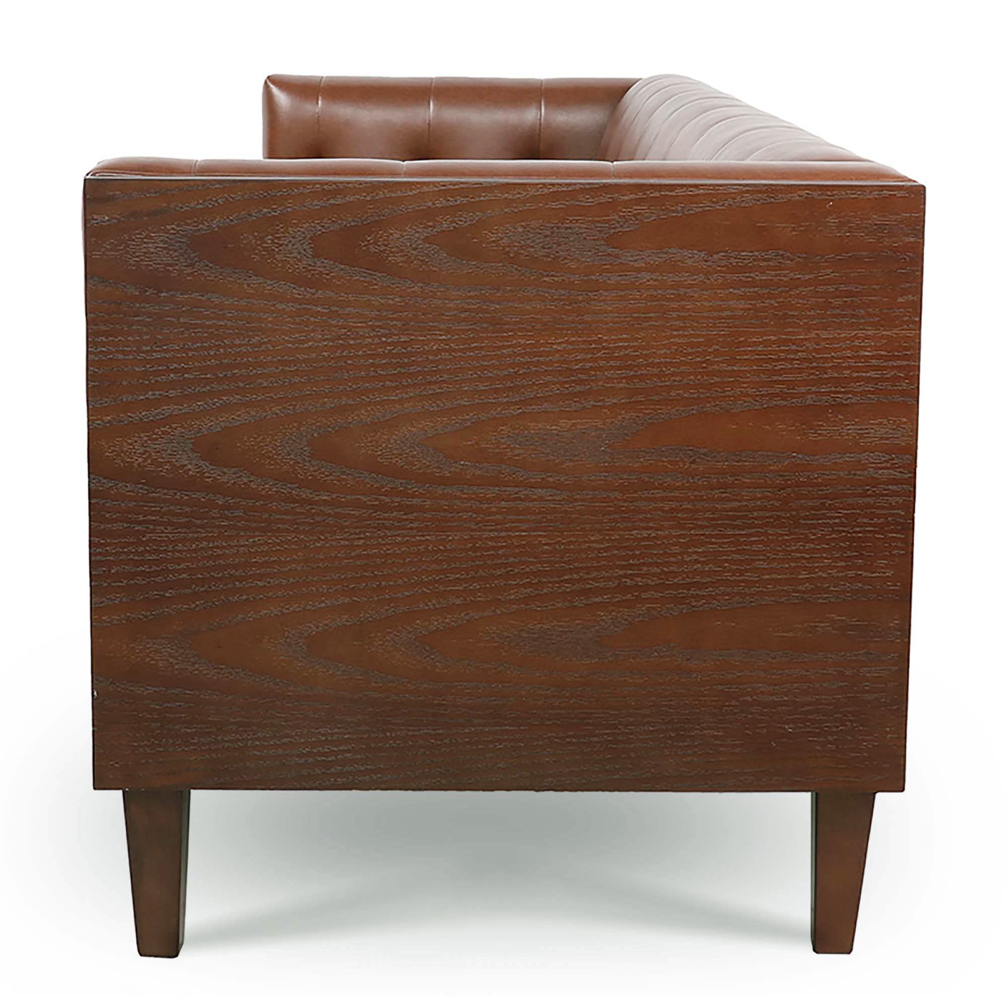 78.74&quot; Wooden Arm 3 Seater Sofa - From Where - 