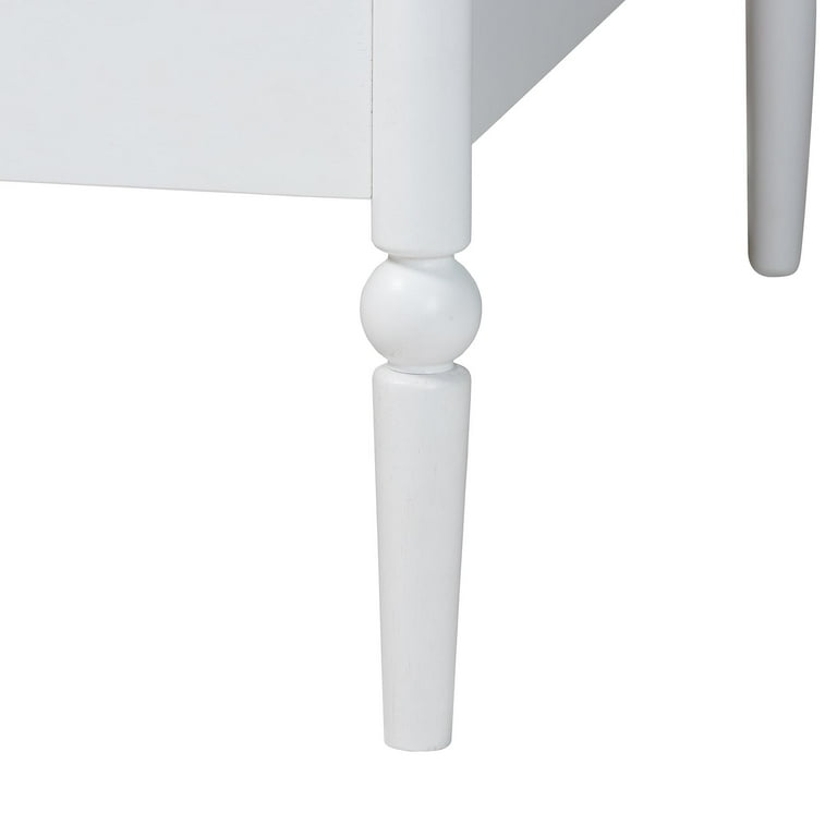 Baxton Studio Lucera Traditional Daybed, Twin, White