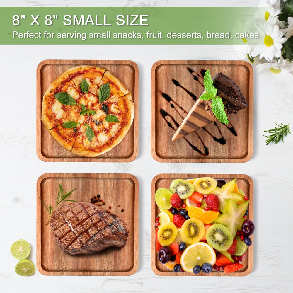 8&quot; Acacia Serving Platter - From Where - 