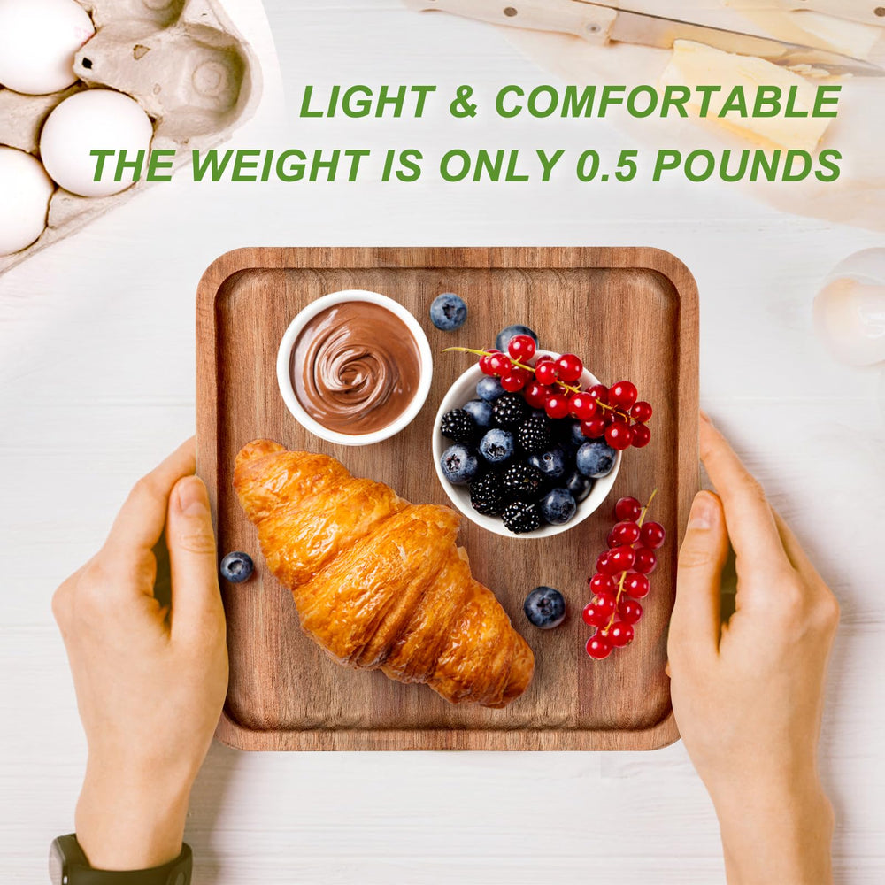 8&quot; Acacia Serving Platter - From Where - 