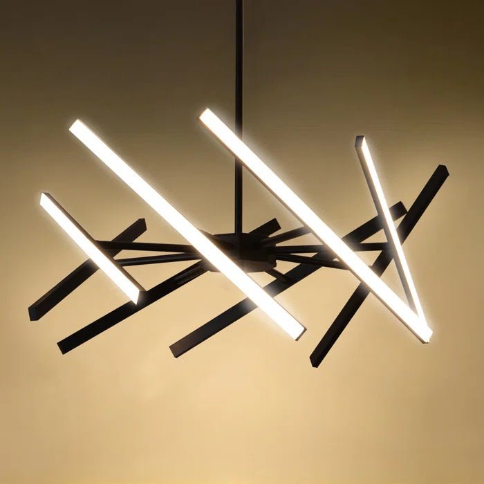 8 - Light Modern Sputnik Chandelier - From Where - 