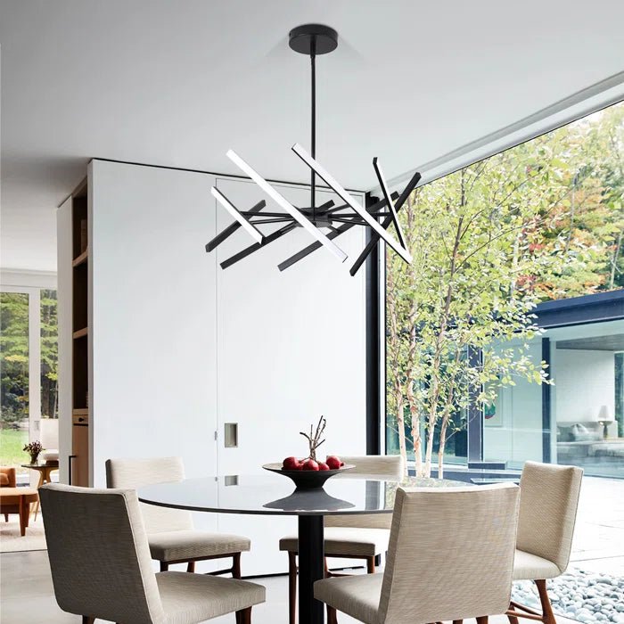 8 - Light Modern Sputnik Chandelier - From Where - 