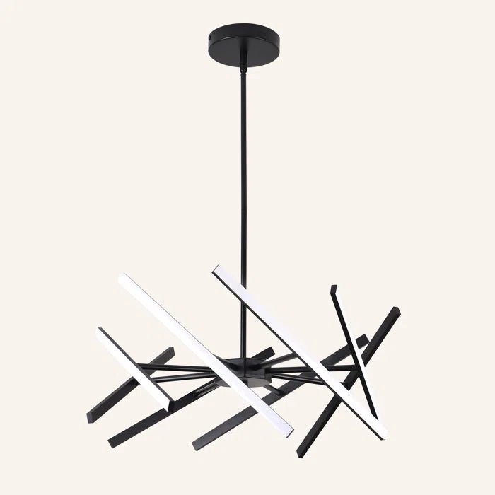 8 - Light Modern Sputnik Chandelier - From Where - 