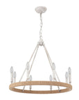 8 - Light Wagon Wheel Chandelier - From Where - 