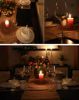 8 Pack Scented Dripless Pillar Candles - From Where - 