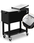 80 Qt Outdoor Rolling Cooler Cart - From Where - 