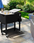 80 Qt Outdoor Rolling Cooler Cart - From Where - 