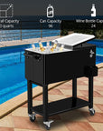 80 Qt Outdoor Rolling Cooler Cart - From Where - 