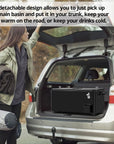 80 Qt Outdoor Rolling Cooler Cart - From Where - 