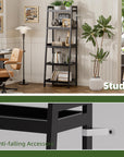 5 Tier Ladder Bookcase