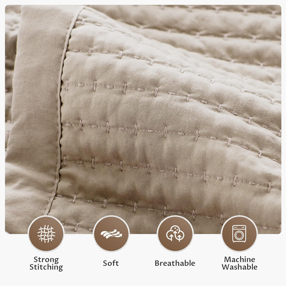 Minimalist King Quilt Set