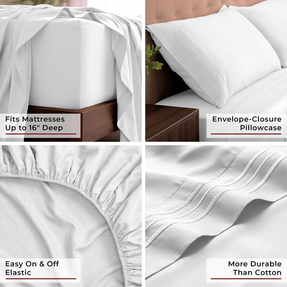Mellanni King Sheets (Set of 4)