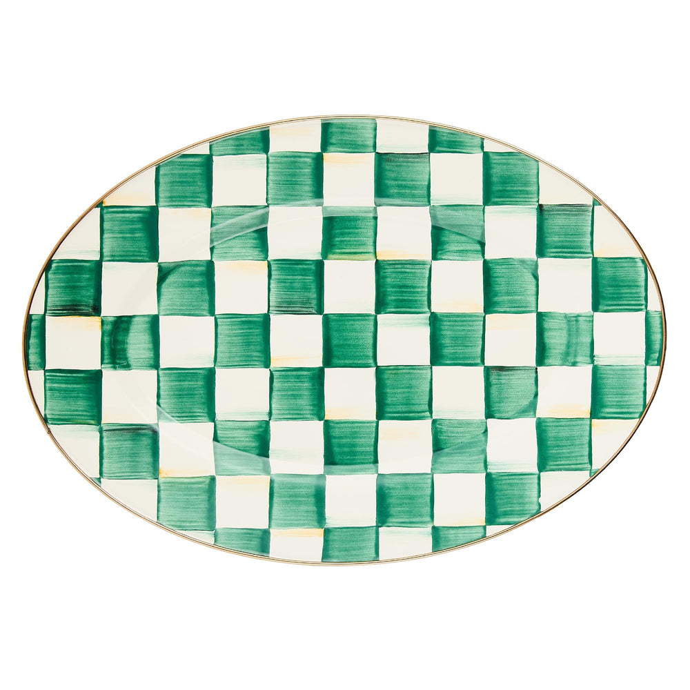 Enamel Oval Serving Platter
