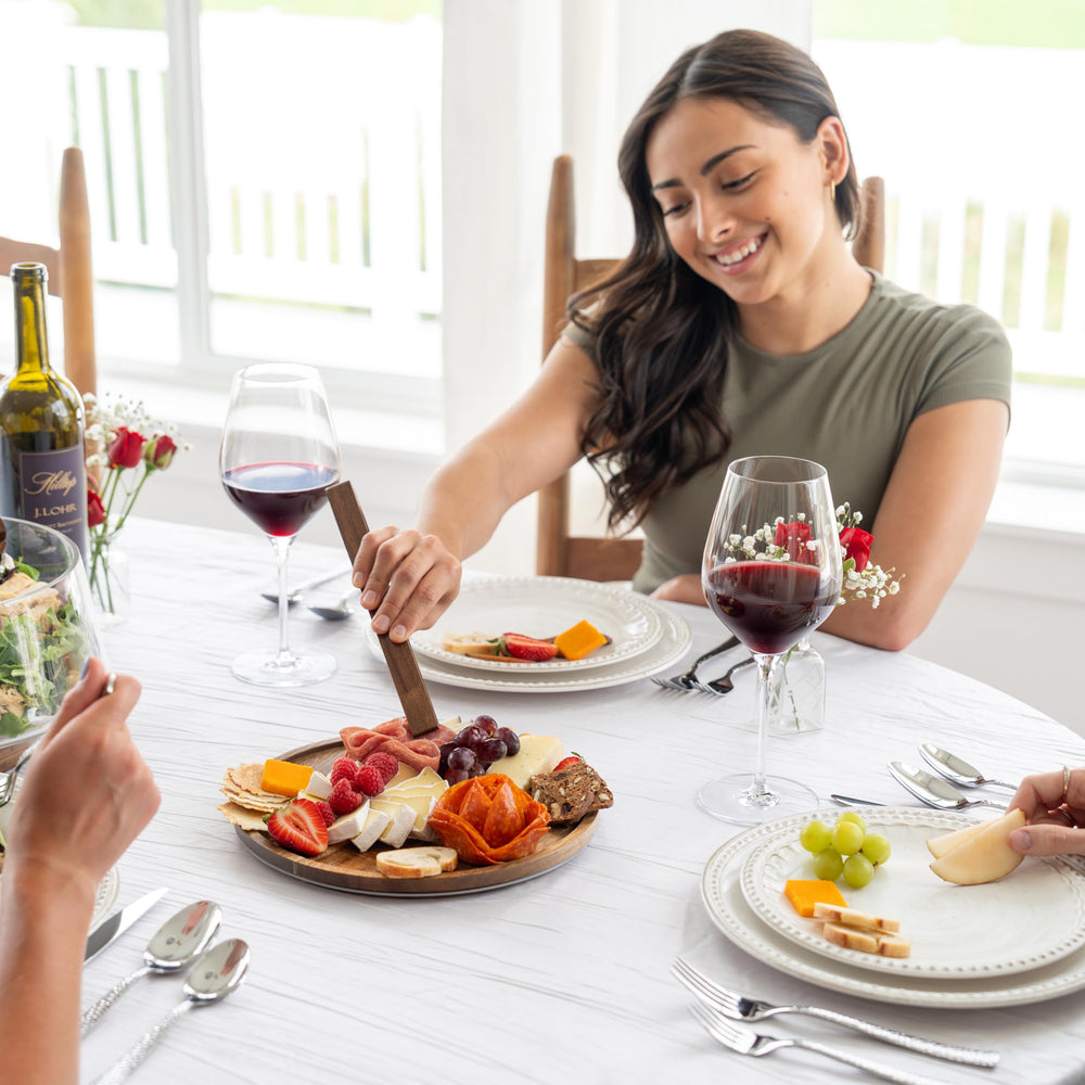 Oria Cook Large Glass Salad Bowl with Lid Set