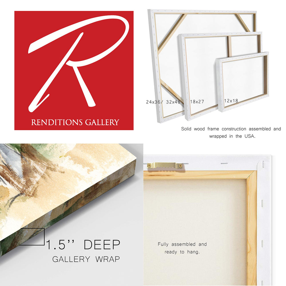 Sea Calm Symphony Canvas Wall Art