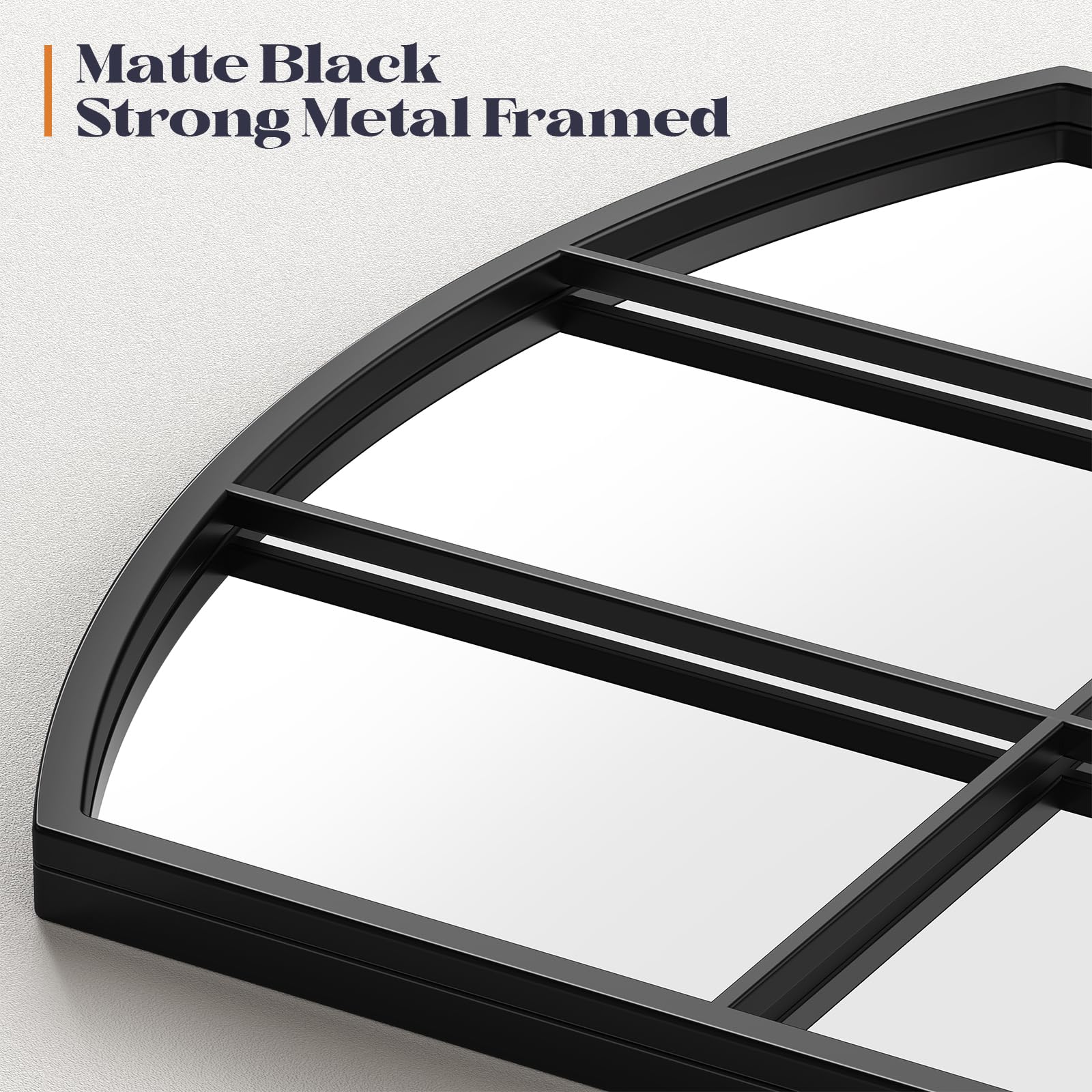 Brauthon Wide Window Pane Mirror