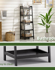 5 Tier Ladder Bookcase