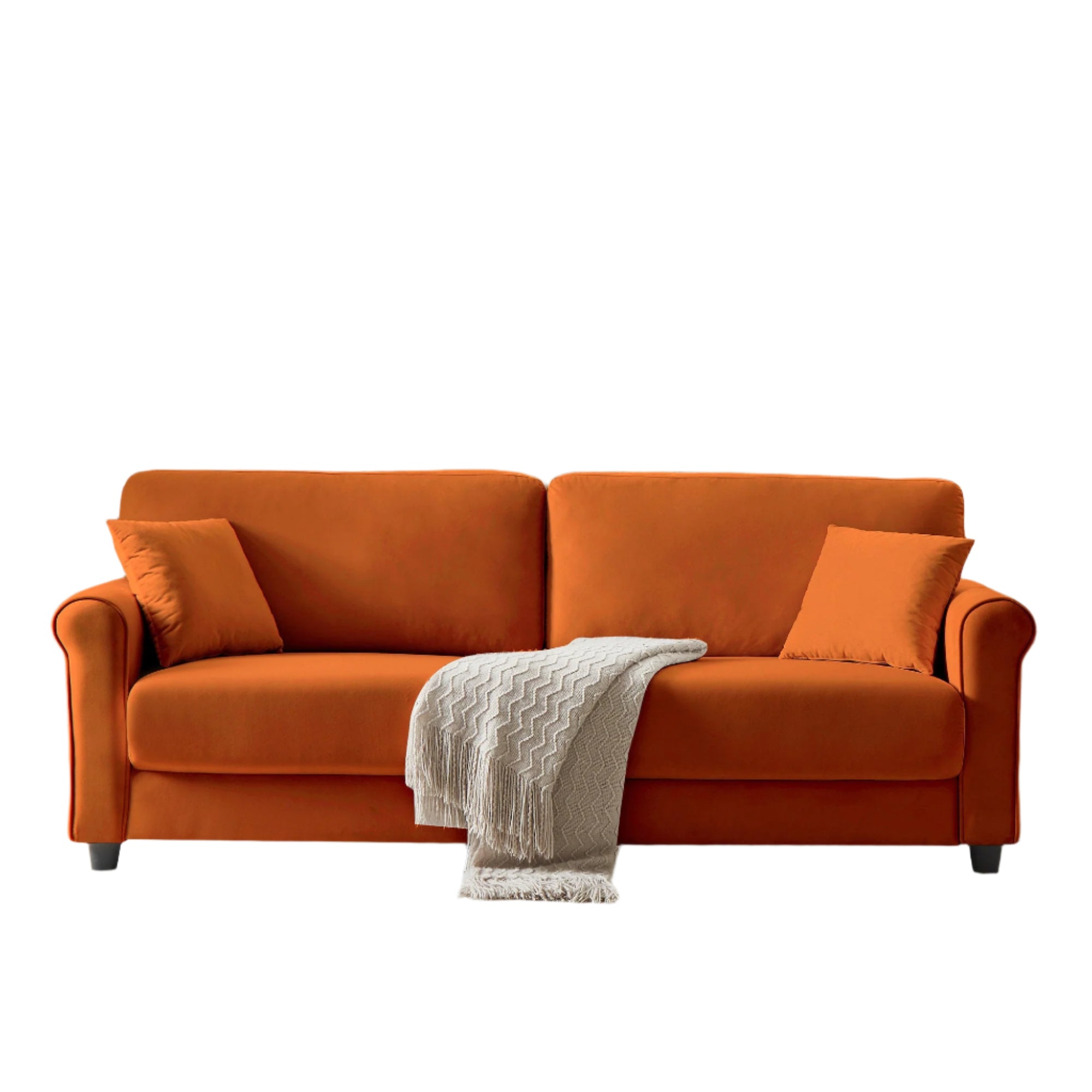 82" Cloud Couch with Toss Pillow - From Where - 