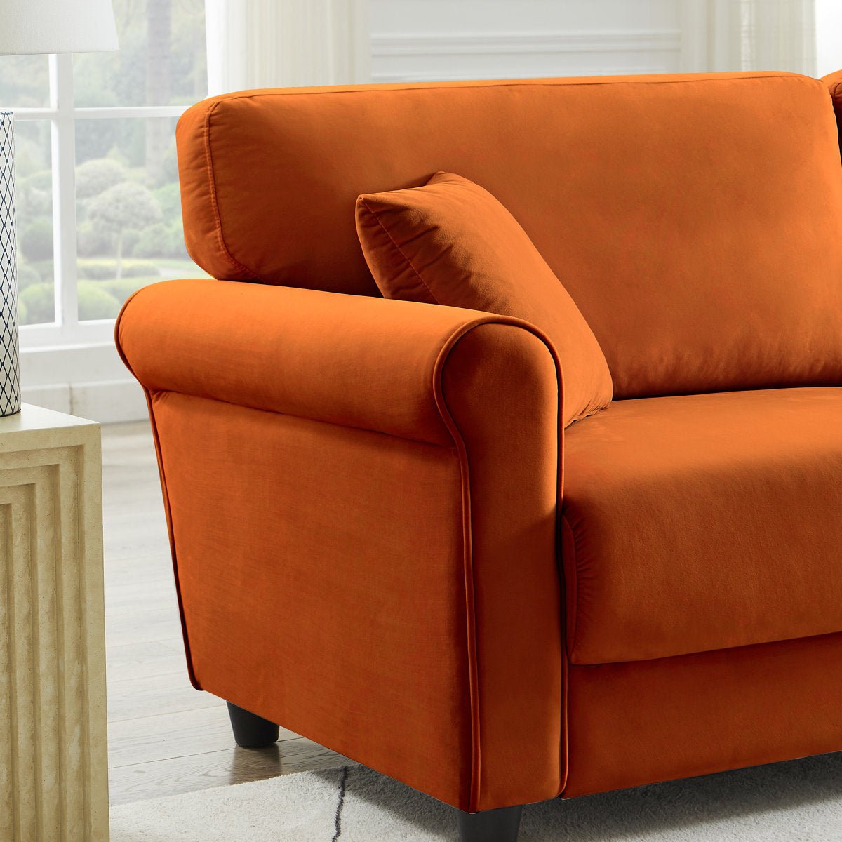 82" Velvet Upholstery Couch Sofa - From Where - 