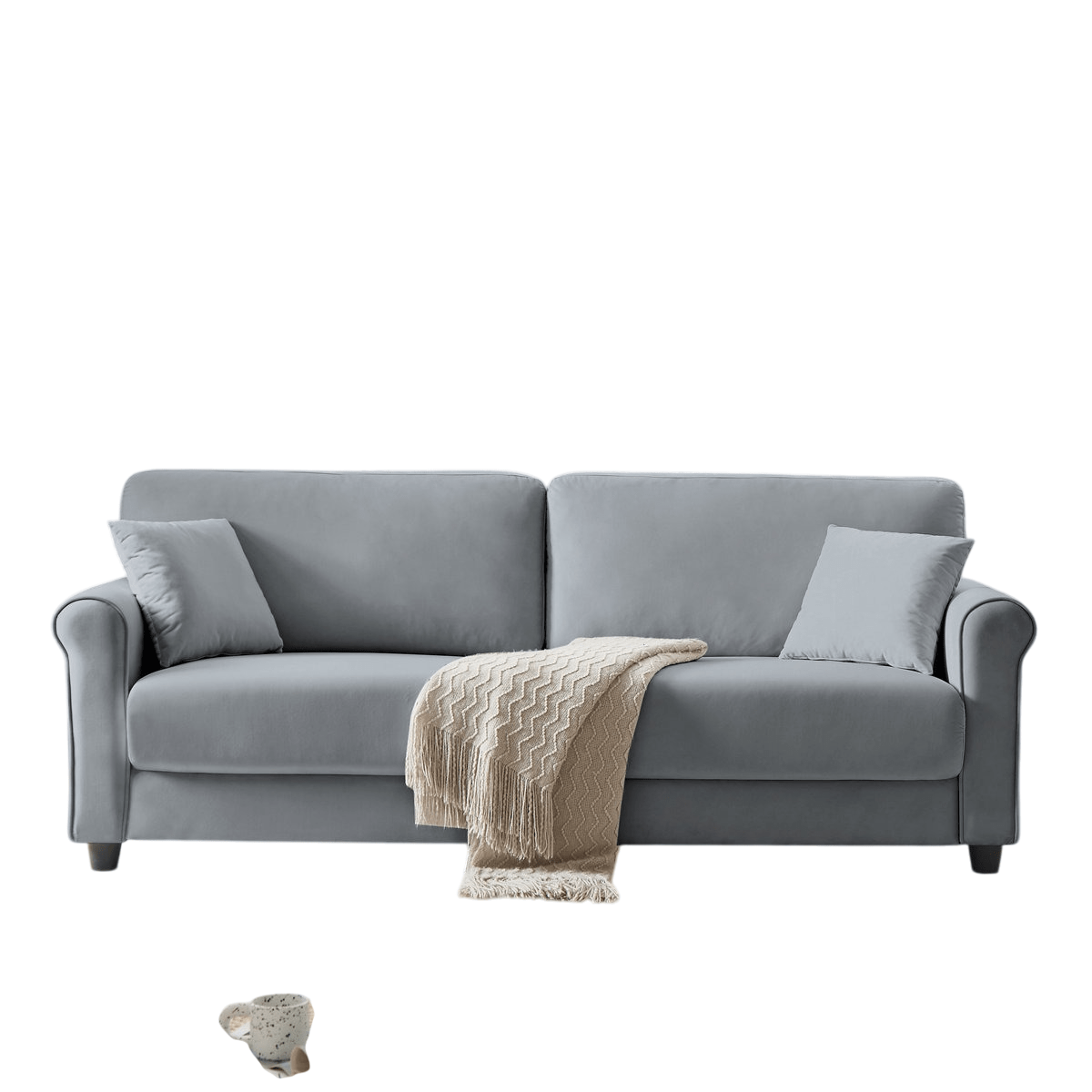 82" Velvet Upholstery Couch Sofa - From Where - 