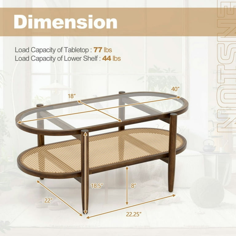 https://www.walmart.com/ip/Resenkos-2-Tier-Coffee-Table-with-Tempered-Glass-Tabletop-and-Acacia-Wood-Frame-Modern-Coffee-Table-for-Living-Room-Office-Reception/7597864542