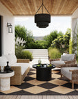 Adelaide Harlequin Indoor/Outdoor Rug | Dark Grey