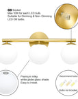Mid-Century Bathroom Vanity Light