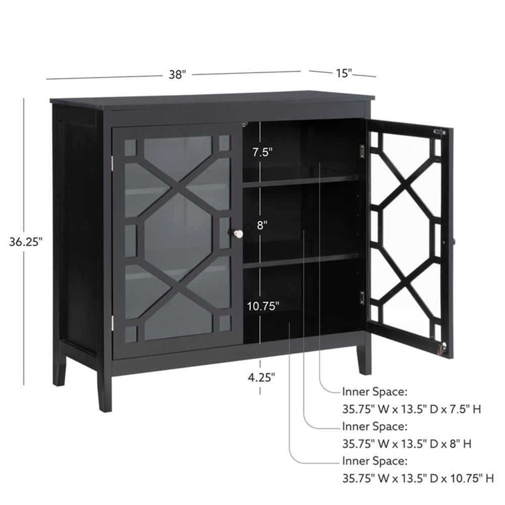 https://www.walmart.com/ip/Linon-Betty-Large-Wood-Cabinet-with-2-Glass-Paneled-Doors-and-3-Shelves-in-Black/624495581