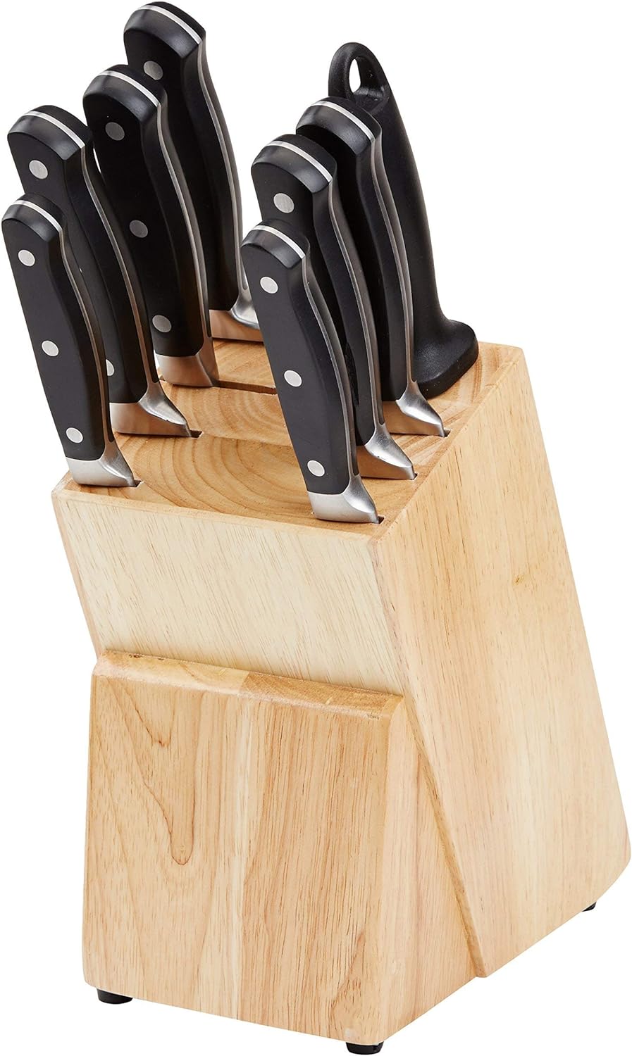 9 Pieces Wood Knife Block Set - From Where - 