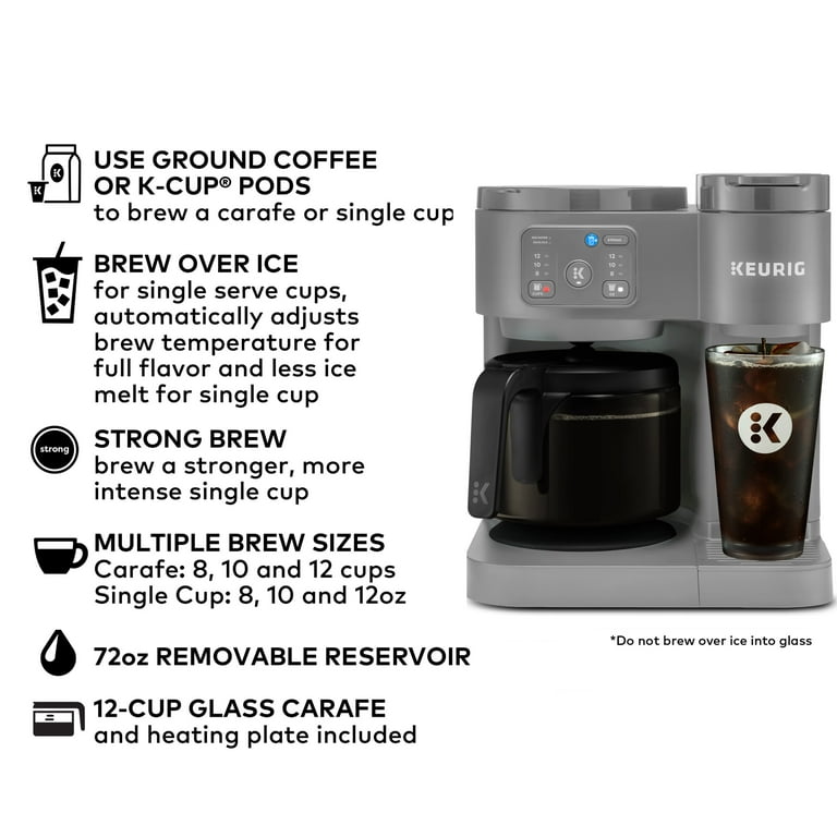 https://www.walmart.com/ip/Keurig-K-Duo-Essentials-Hot-Iced-Single-Serve-K-Cup-Pod-Coffee-Maker-Carafe-Moonlight-Grey/5256988836?