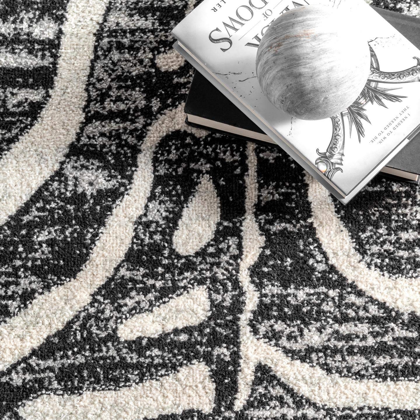 Contemporary Zebra Stripes Area Rug