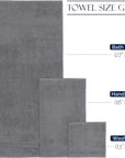 Elegant Comfort Cotton 6-Piece Towel Set Cotton Bathroom, Grey