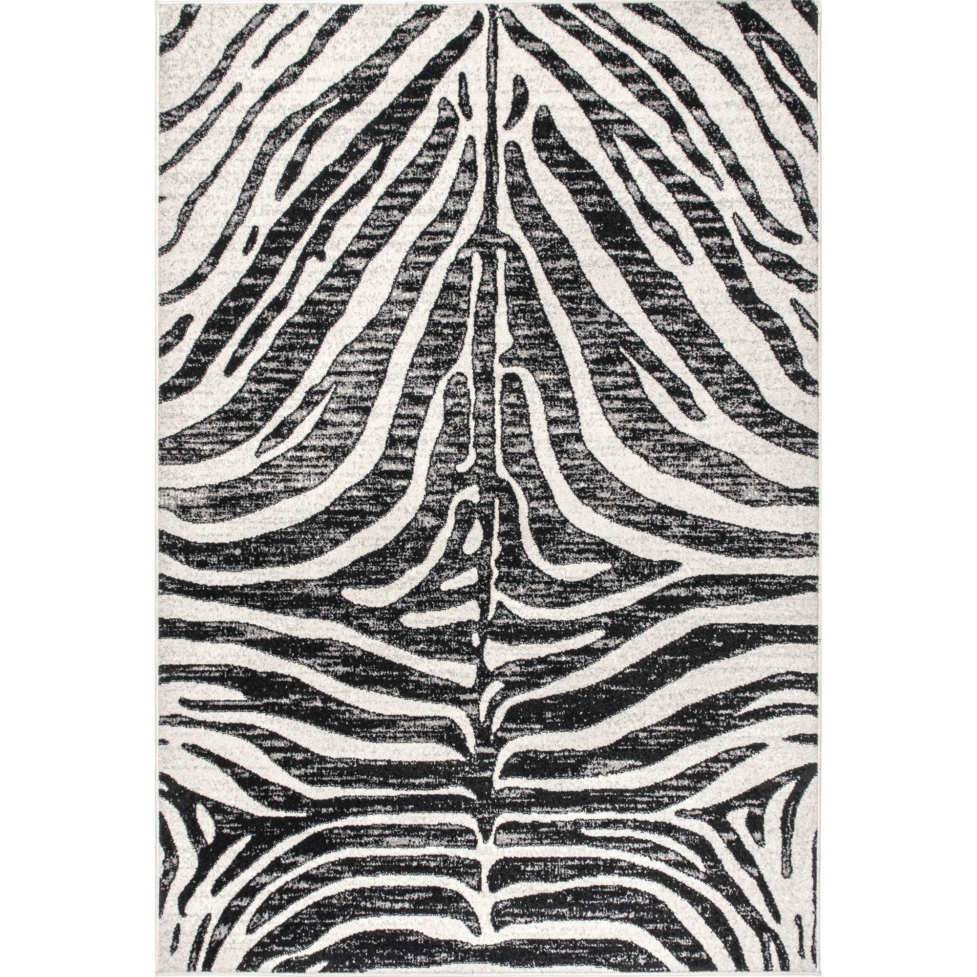Contemporary Zebra Stripes Area Rug