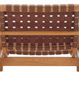 Bellona Leather Woven Accent Chair- ACH1004A